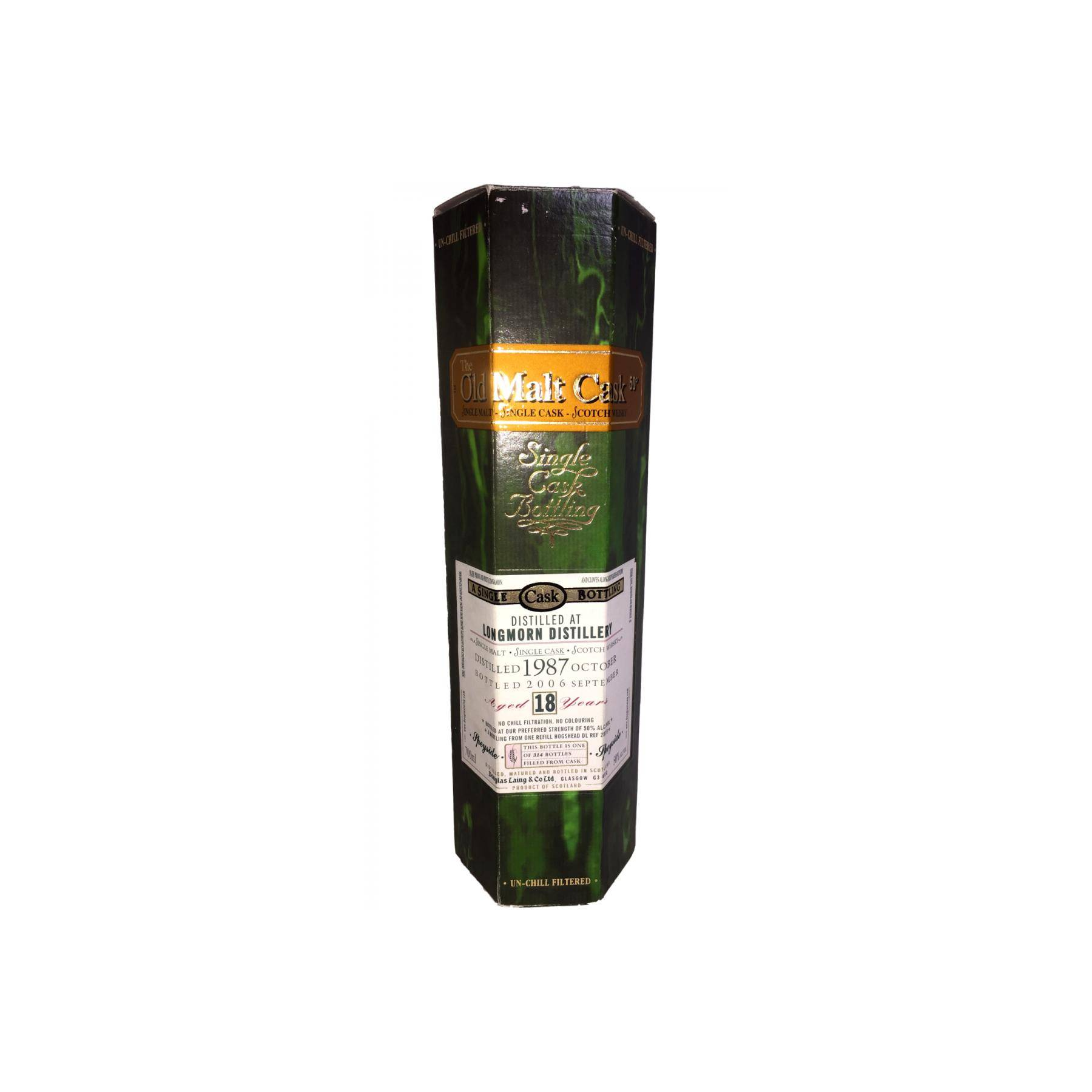 Longmorn Old Malt Cask 1987 18 Years Single Malt Whisky 2