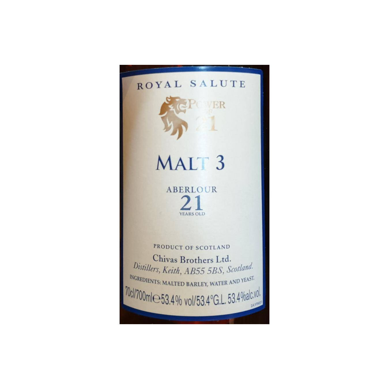Aberlour 21 Years Single Malt Whisky 2