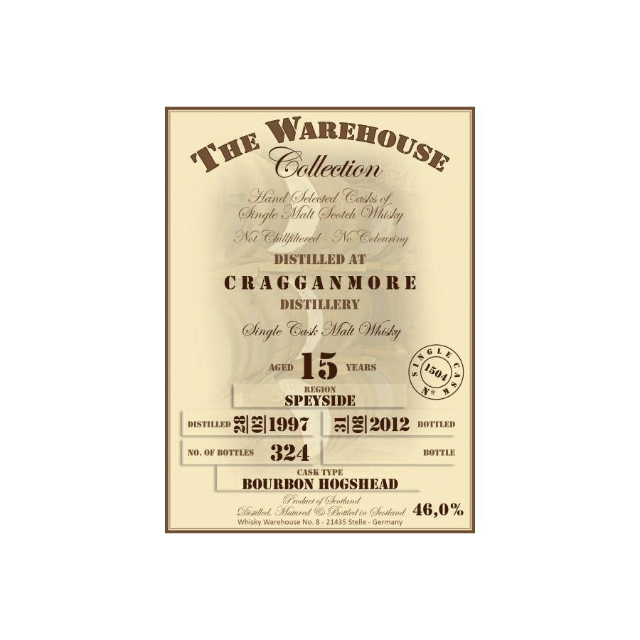 Cragganmore 1997 15 Years Single Malt Whisky 2