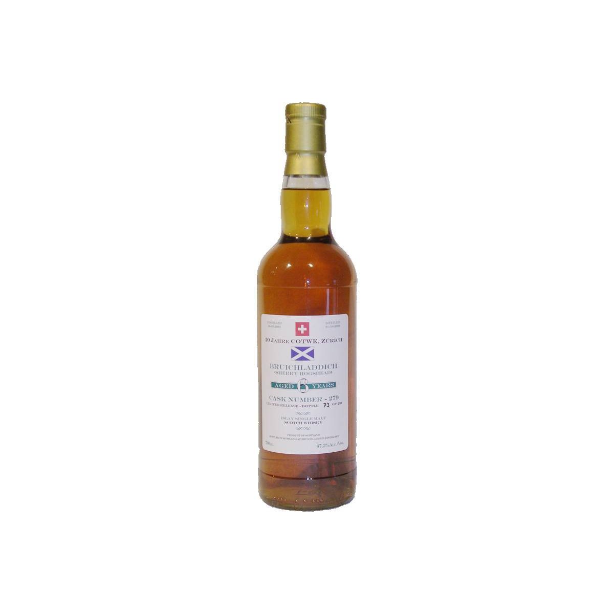 Bruichladdich 2003 6 Years Single Malt Whisky