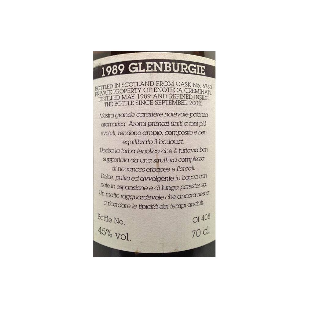 Glenburgie 1989 13 Years Single Malt Whisky 3