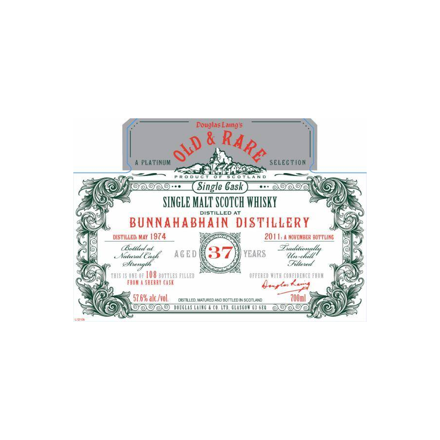Bunnahabhain 1974 37 Years Single Malt Whisky 2