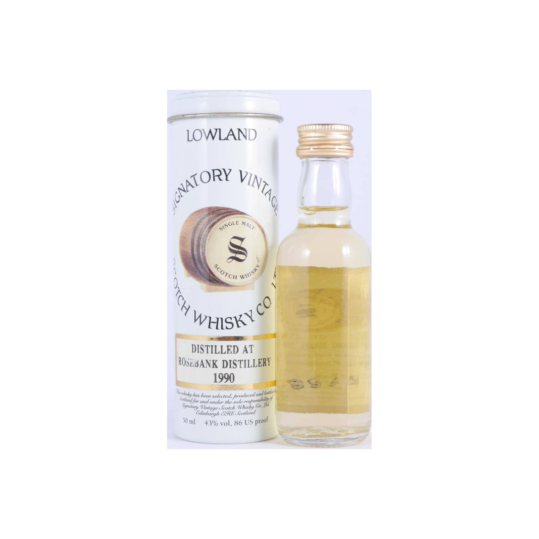 Rosebank 1990 9 Years Single Malt Whisky 3