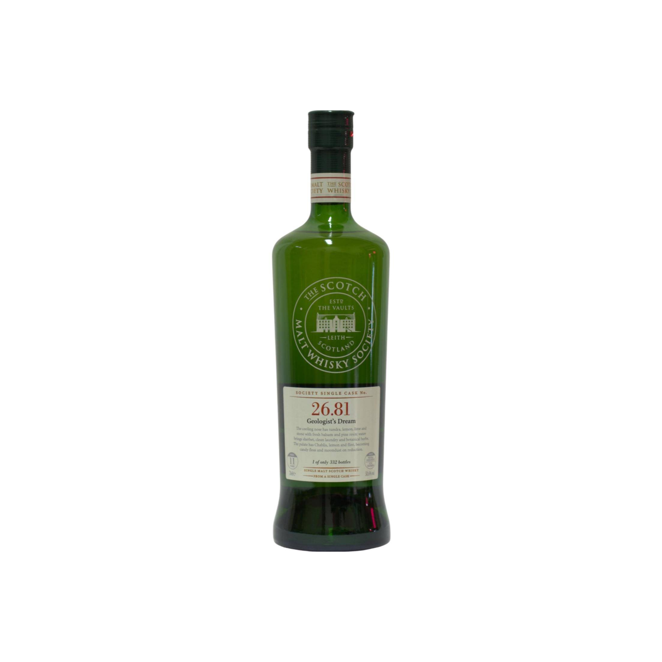 The Scotch Malt Whisky Society 2000 11 Years Single Malt Whisky