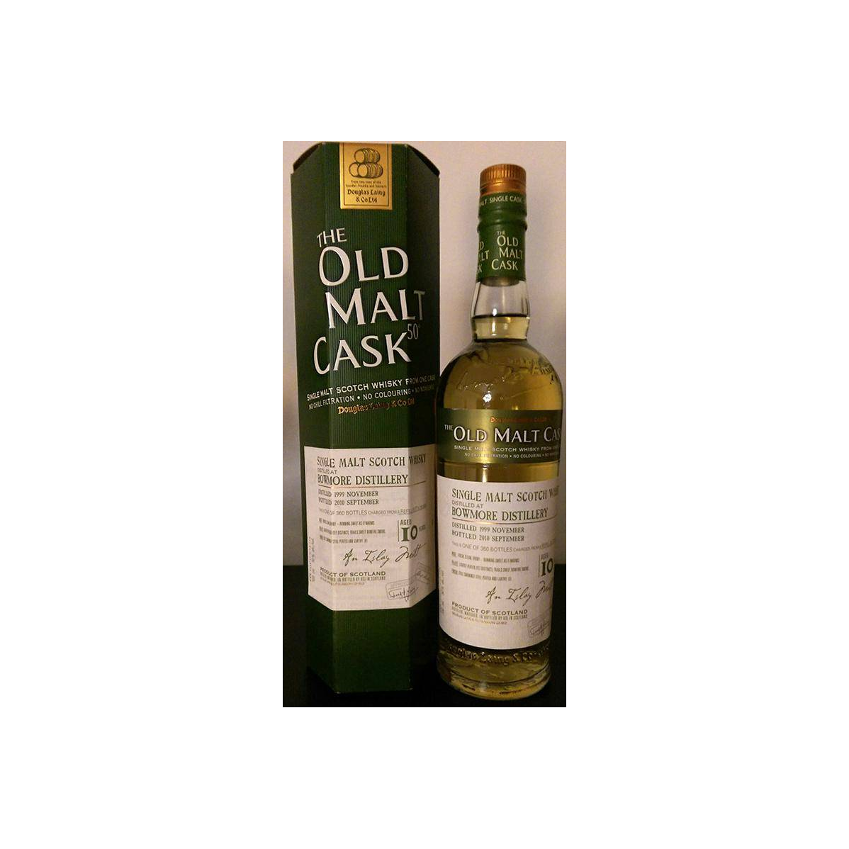 Bowmore Old Malt Cask 1999 10 Years Single Malt Whisky