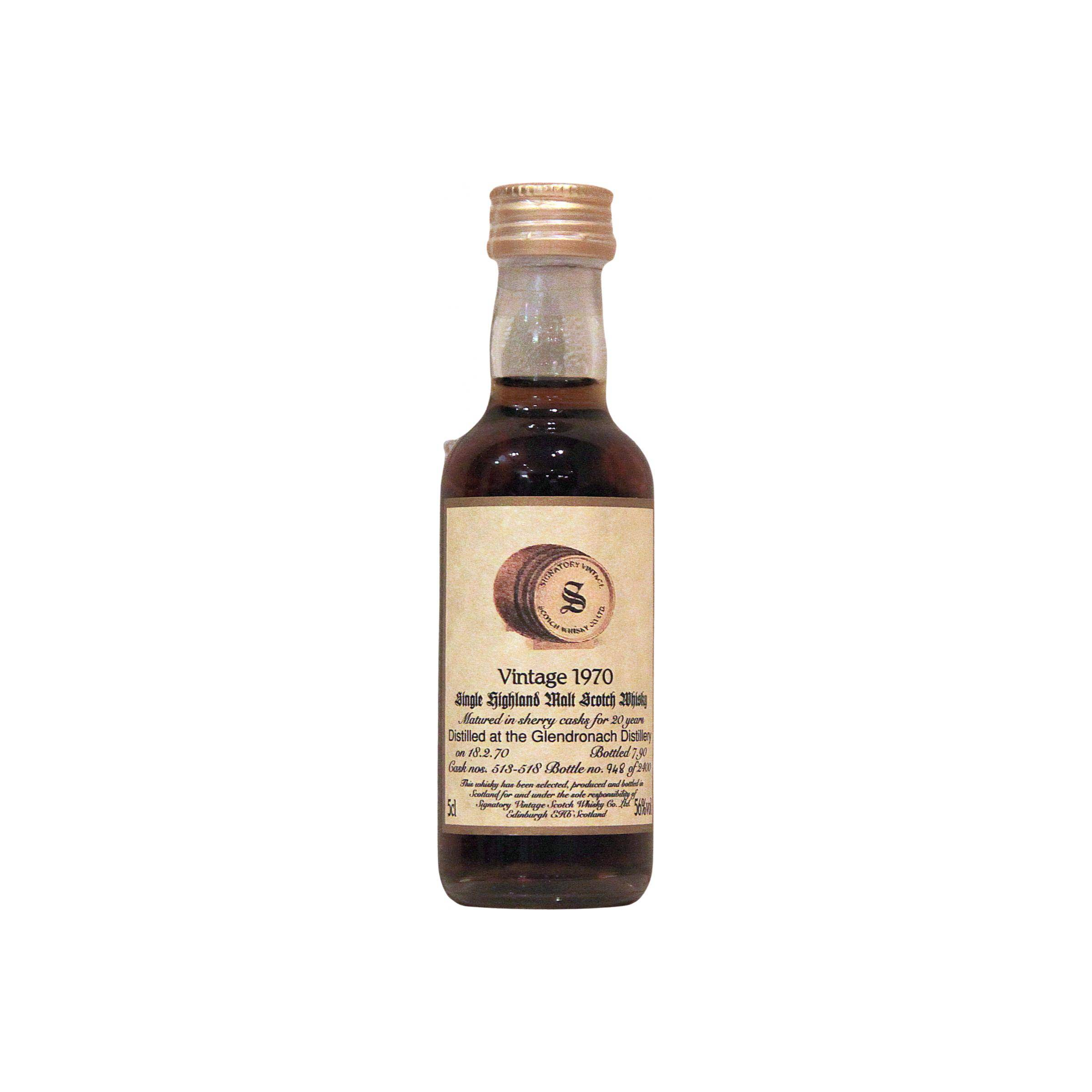 GlenDronach 1970 20 Years Single Malt Whisky 2