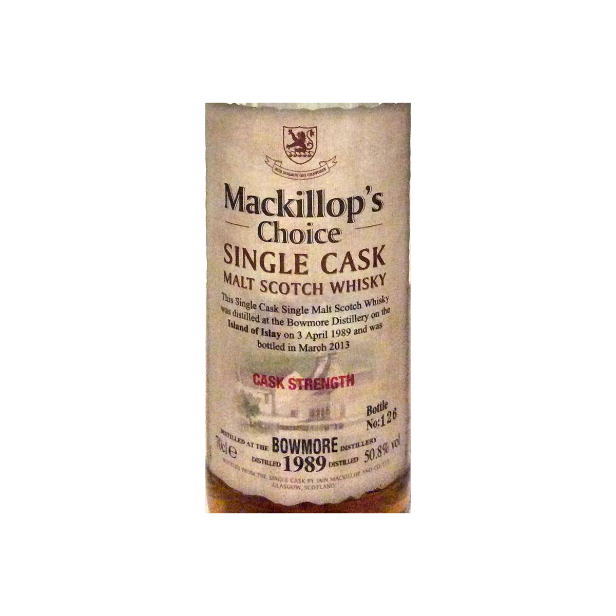 Bowmore 1989 23 Years Single Malt Whisky