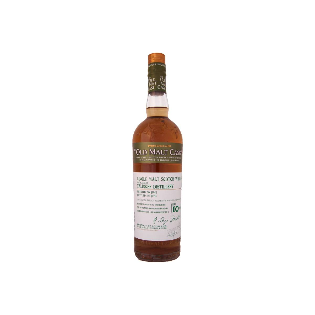 Talisker Old Malt Cask 2001 10 Years Single Malt Whisky