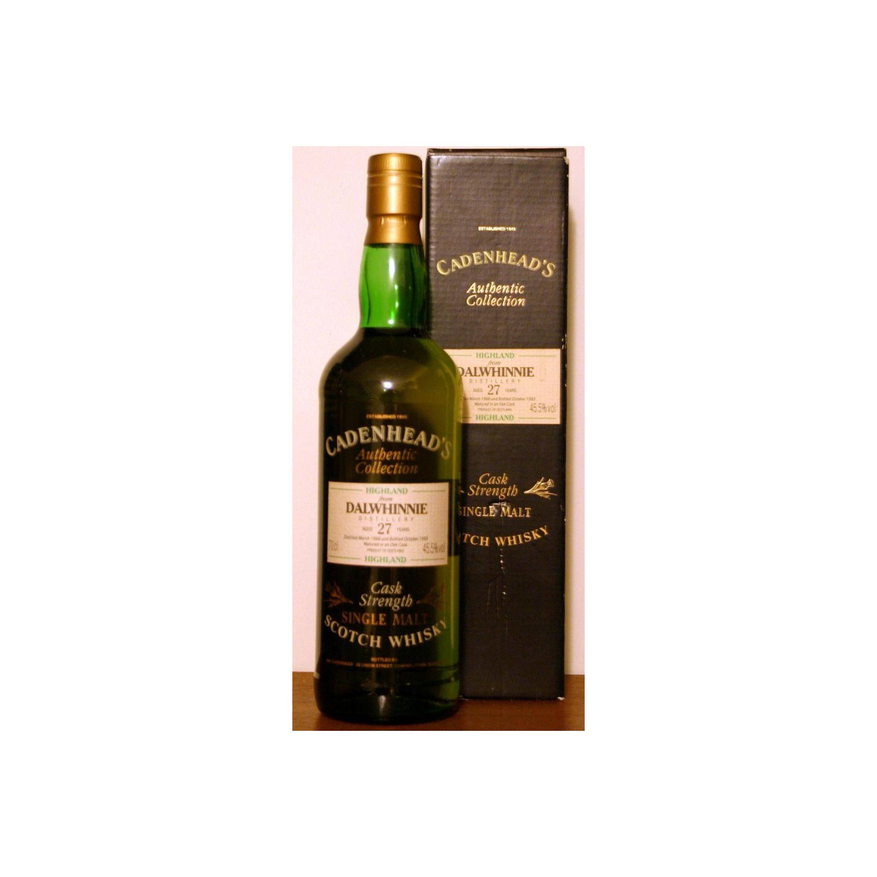 Dalwhinnie Authentic Collection 1966 27 Years Single Malt Whisky