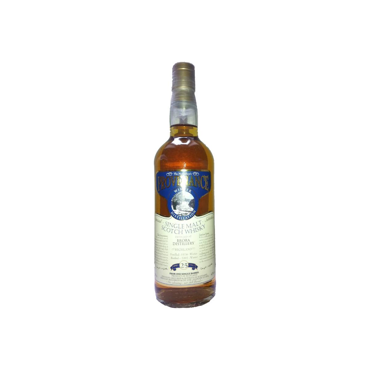 Brora McGibbon's Provenance 1974 25 Years Single Malt Whisky