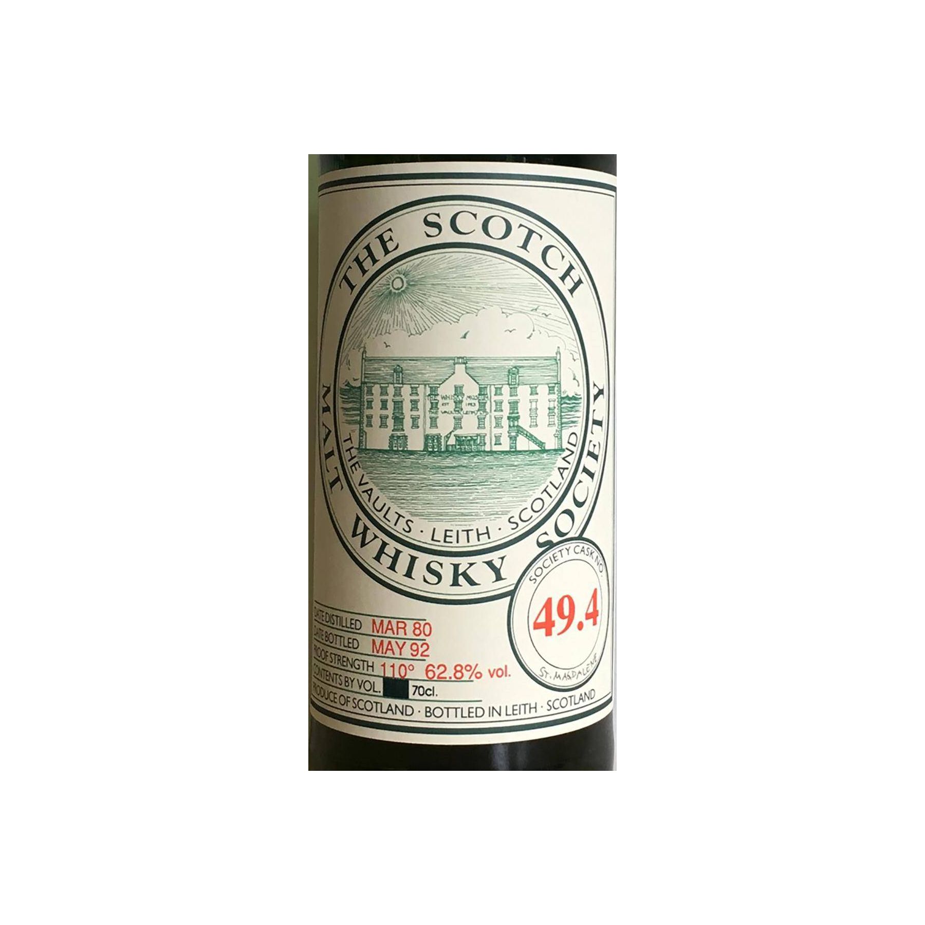 The Scotch Malt Whisky Society 1980 12 Years Single Malt Whisky 2