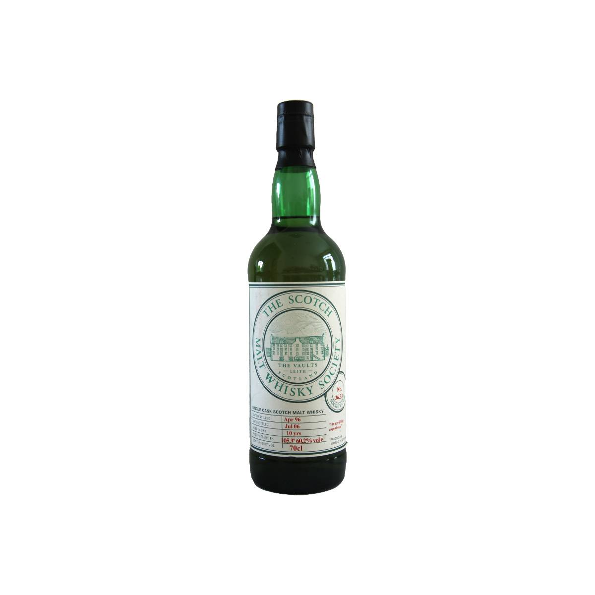 The Scotch Malt Whisky Society 1996 10 Years Single Malt Whisky