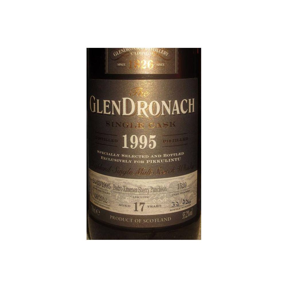 GlenDronach Single Cask 1995 17 Years Single Malt Whisky 2