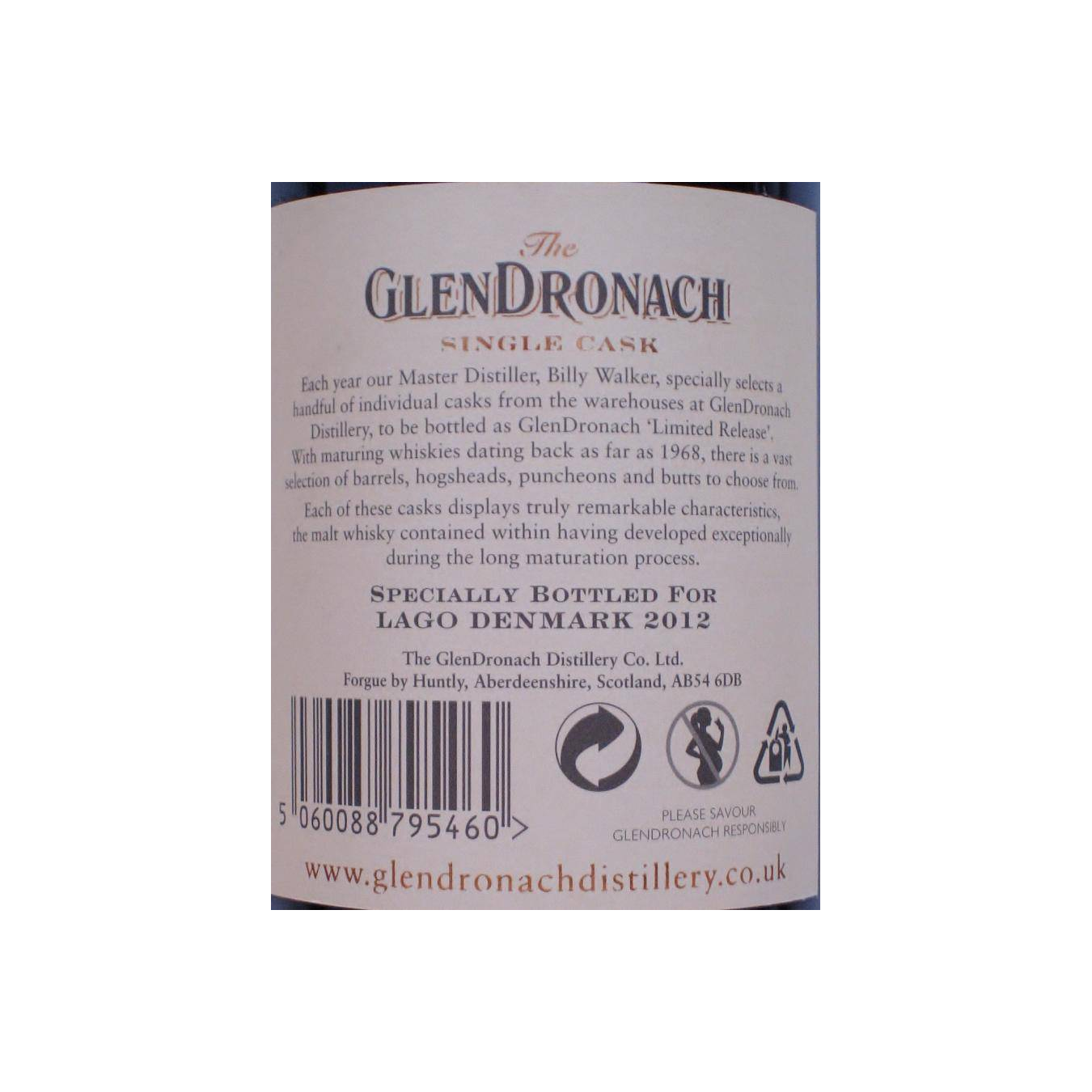 GlenDronach Single Cask 2002 10 Years Single Malt Whisky 3