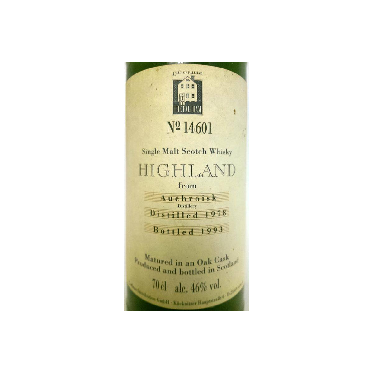 Auchroisk 1978 15 Years Single Malt Whisky 2