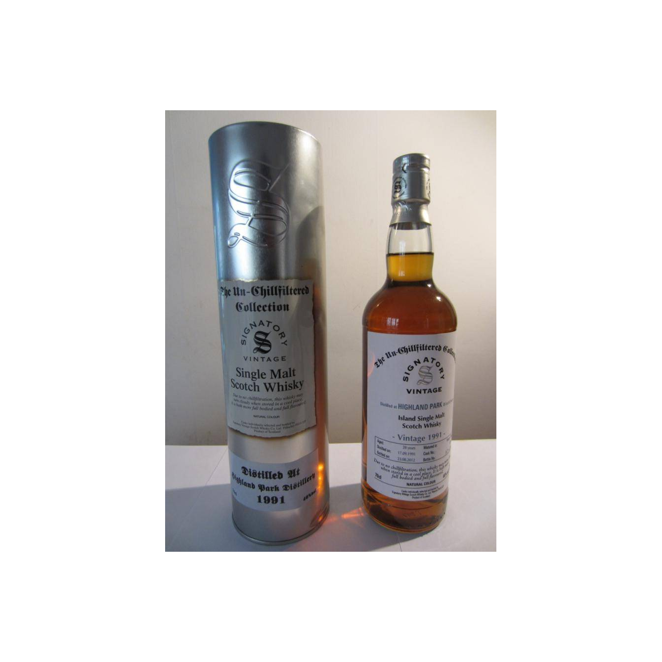 Highland Park The Un-Chillfiltered Collection 1991 20 Years Single Malt Whisky 2
