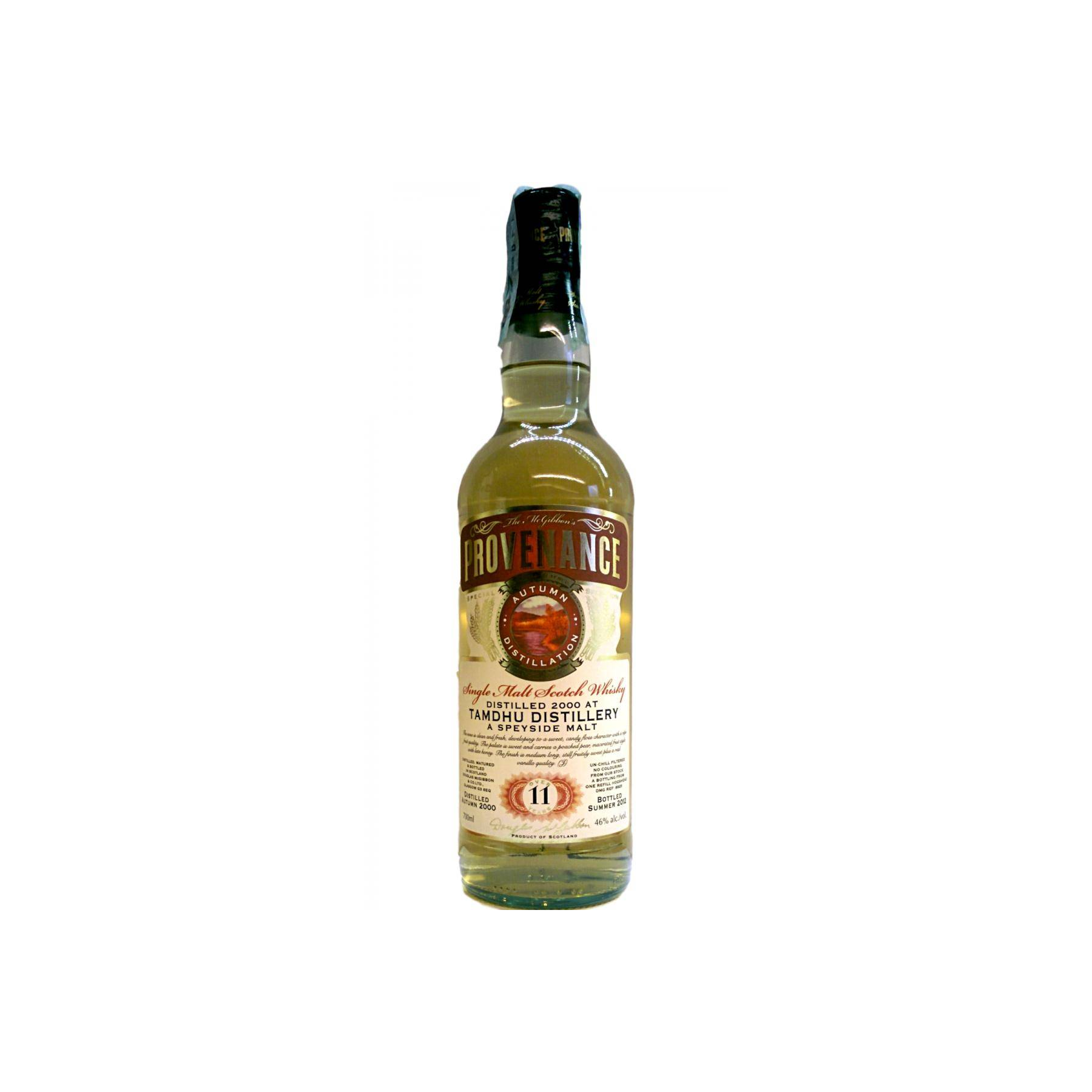Tamdhu McGibbon's Provenance 2000 11 Years Single Malt Whisky