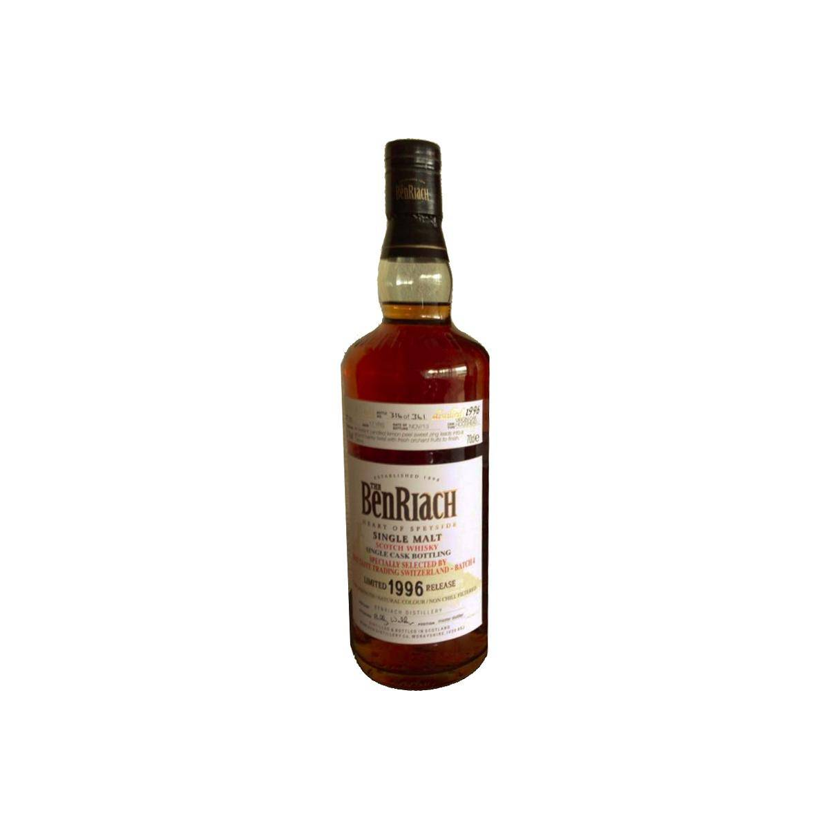BenRiach Individual Cask Bottling 1996 17 Years Single Malt Whisky