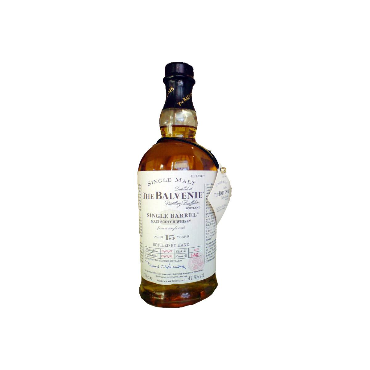The Balvenie Single Cask 1992 15 Years Single Malt Whisky