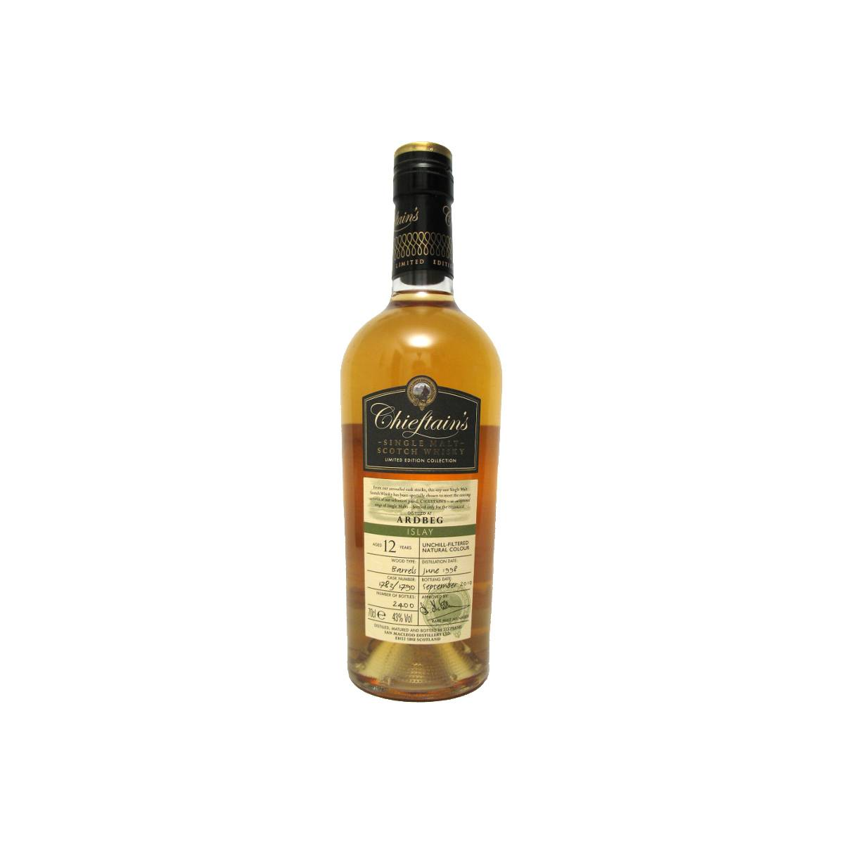 Ardbeg 1998 12 Years Single Malt Whisky