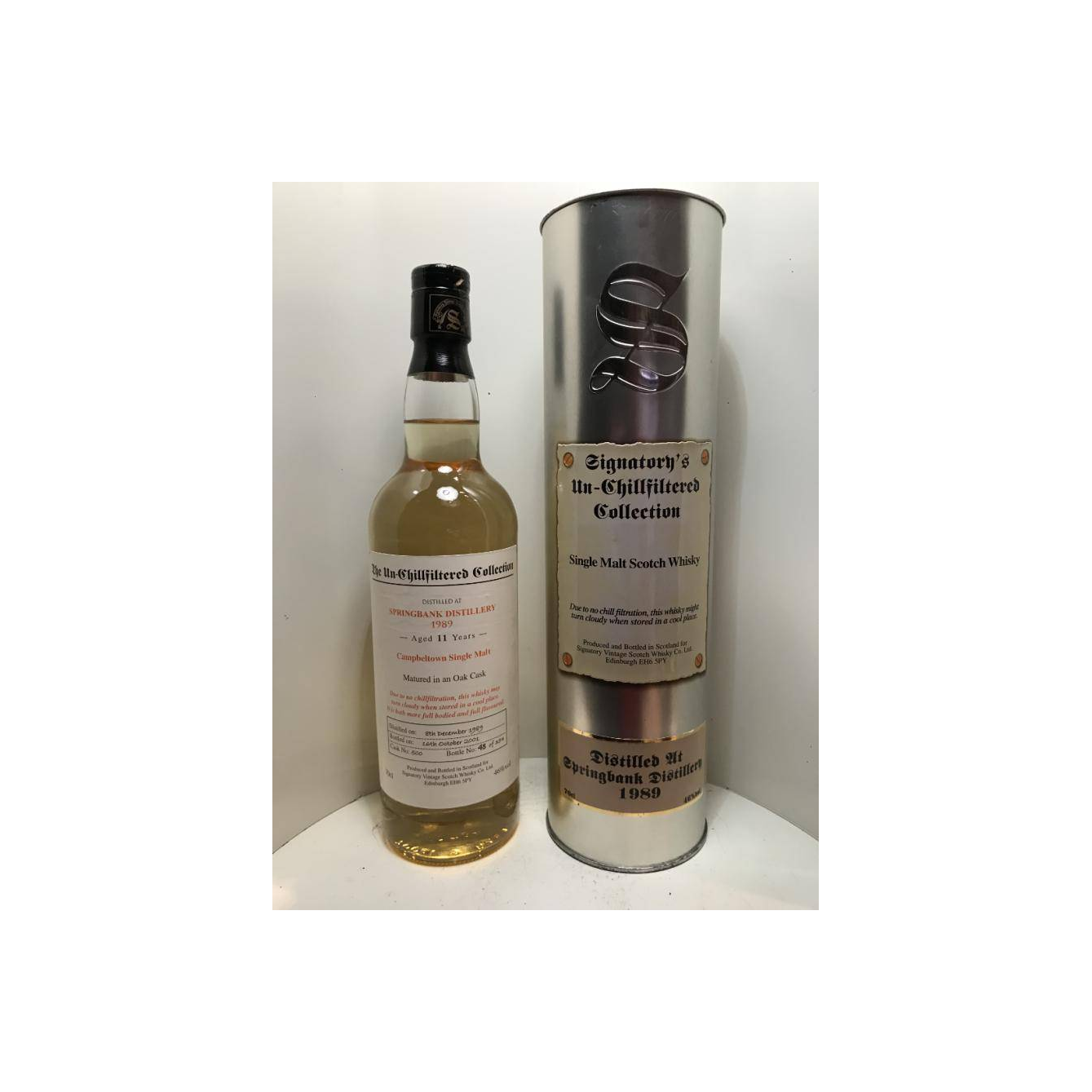 Springbank The Un-Chillfiltered Collection 1989 11 Years Single Malt Whisky 2