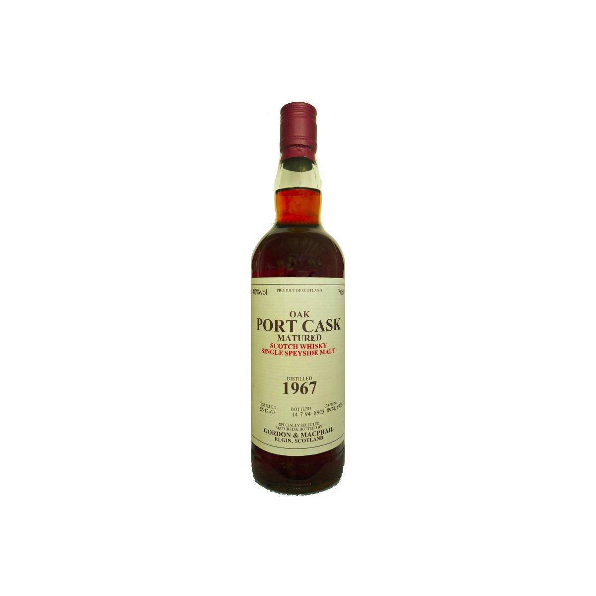 Gordon & MacPhail 1967 26 Years Single Malt Whisky