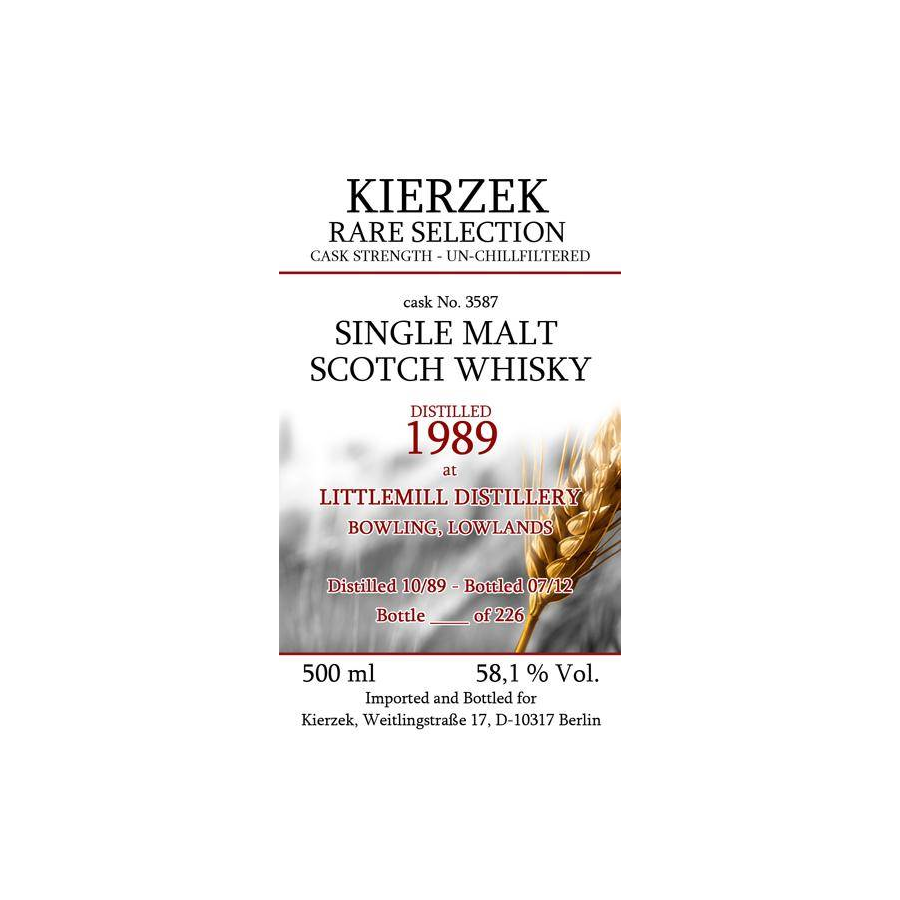 Littlemill 1989 22 Years Single Malt Whisky 3