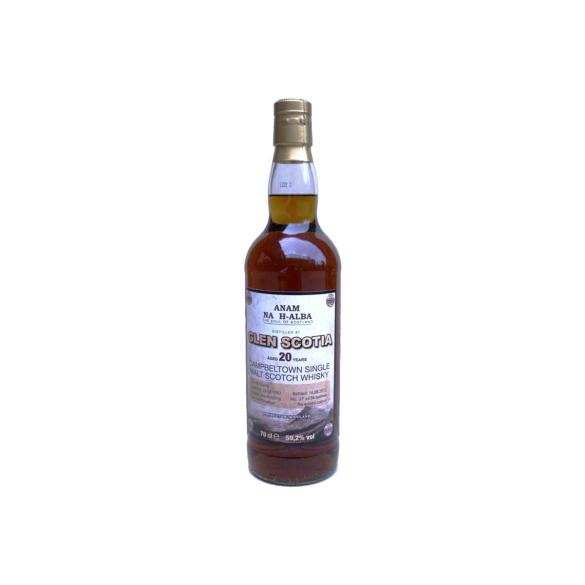 Glen Scotia 1992 20 Years Single Malt Whisky