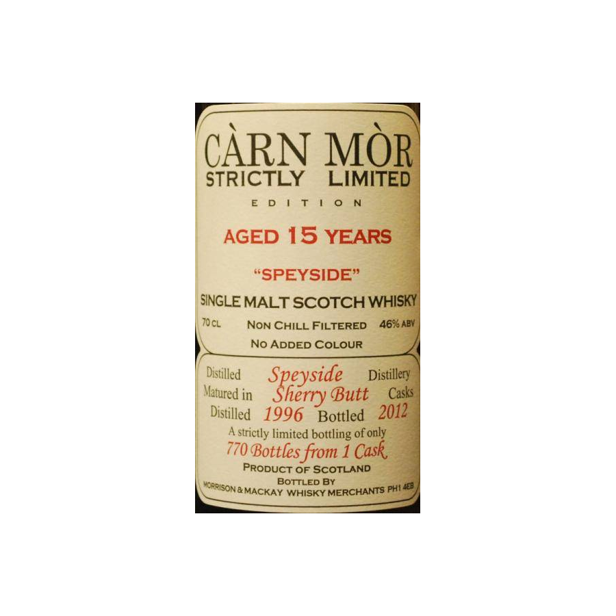 Spey 1996 15 Years Single Malt Whisky 2