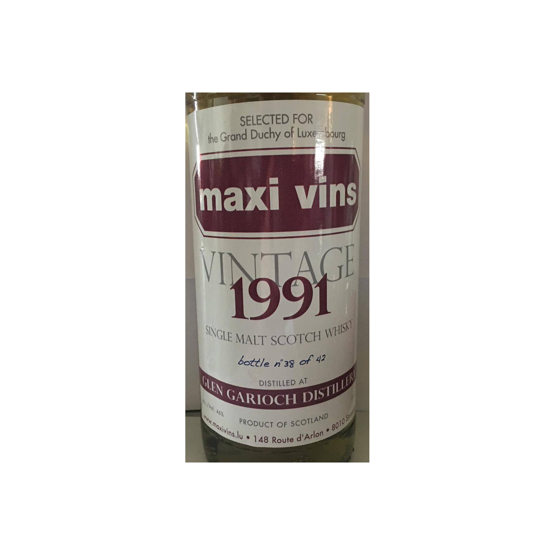 Glen Garioch 1991 Single Malt Whisky