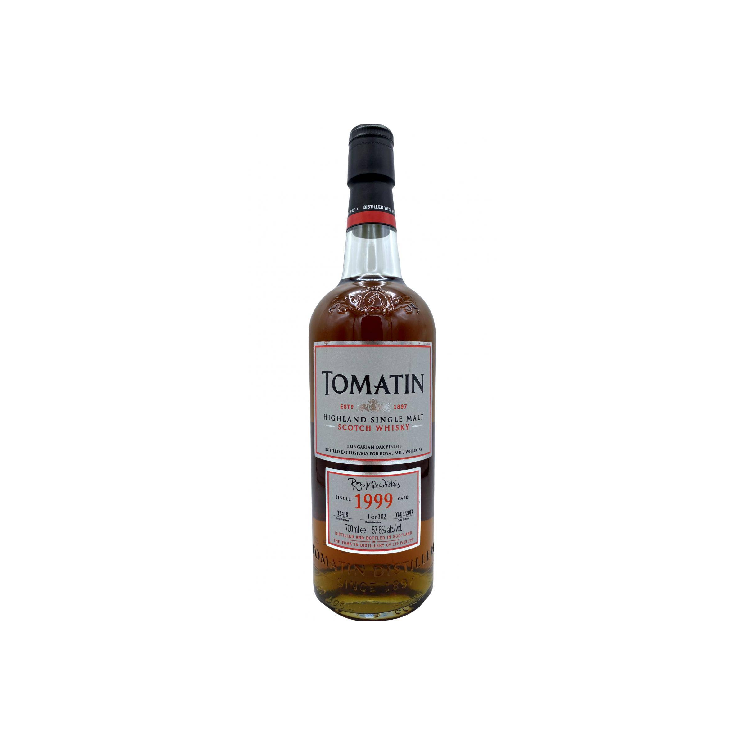 Tomatin Single Cask 1999 14 Years Single Malt Whisky