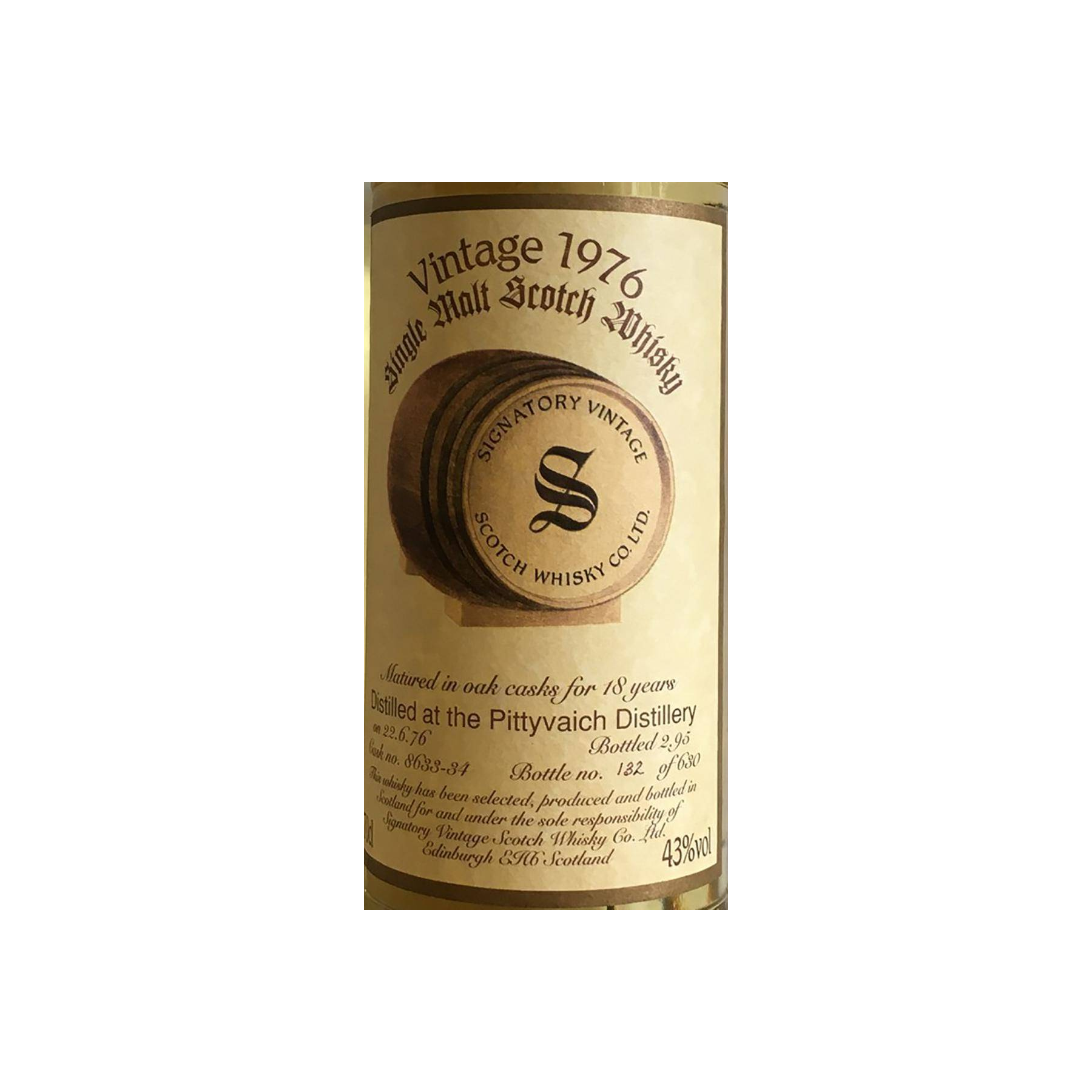 Pittyvaich Vintage Collection 1976 18 Years Single Malt Whisky 2
