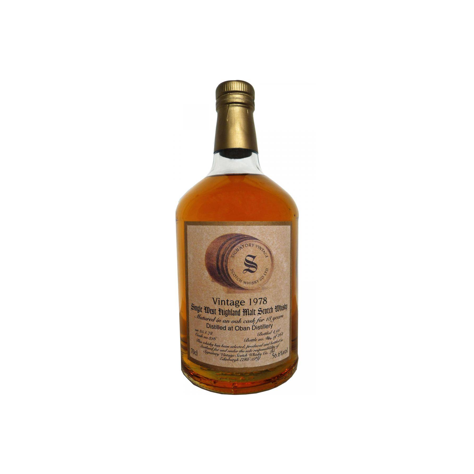 Oban Vintage Collection - Dumpy 1978 18 Years Single Malt Whisky
