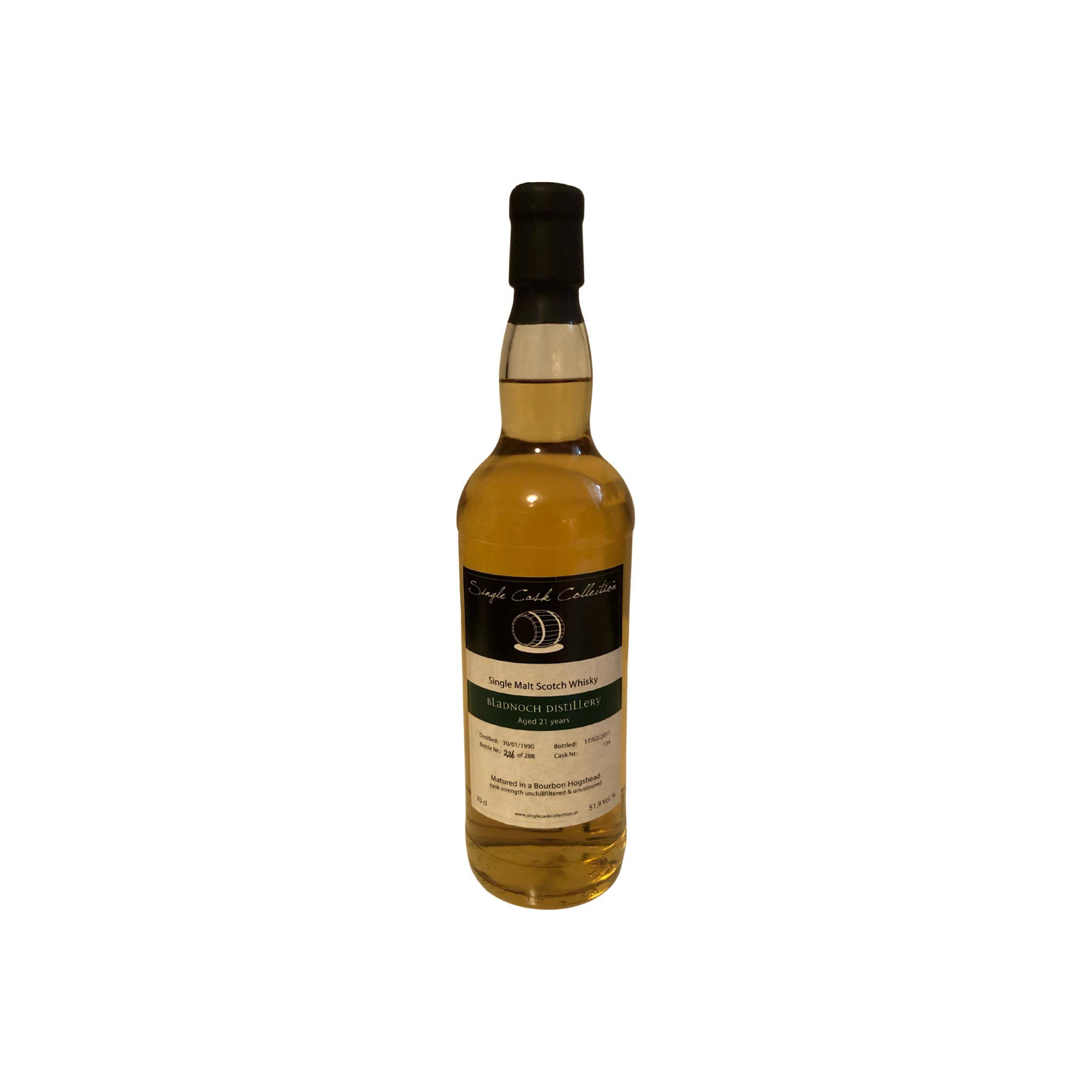 Bladnoch 1990 21 Years Single Malt Whisky