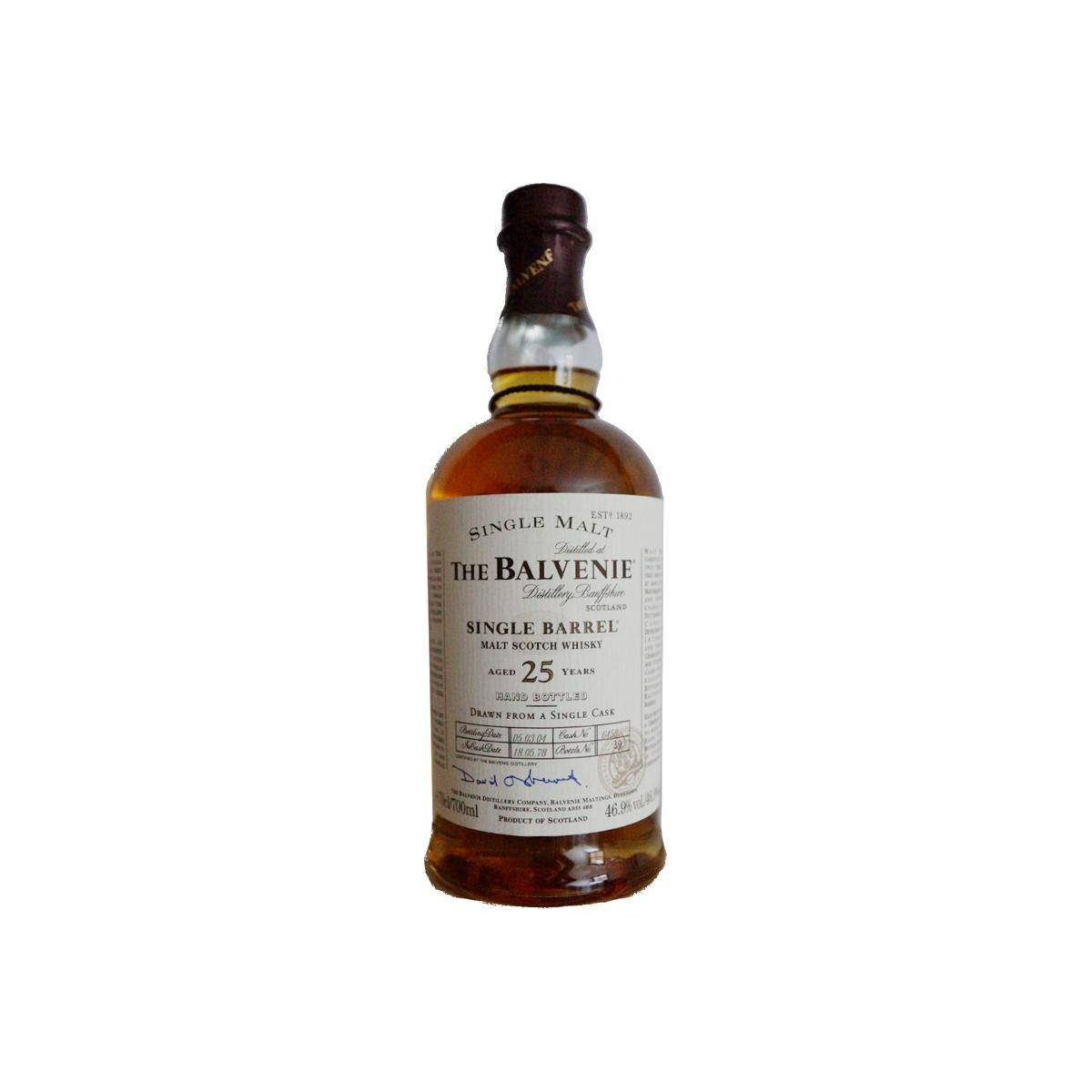 The Balvenie Single Cask 1978 25 Years Single Malt Whisky