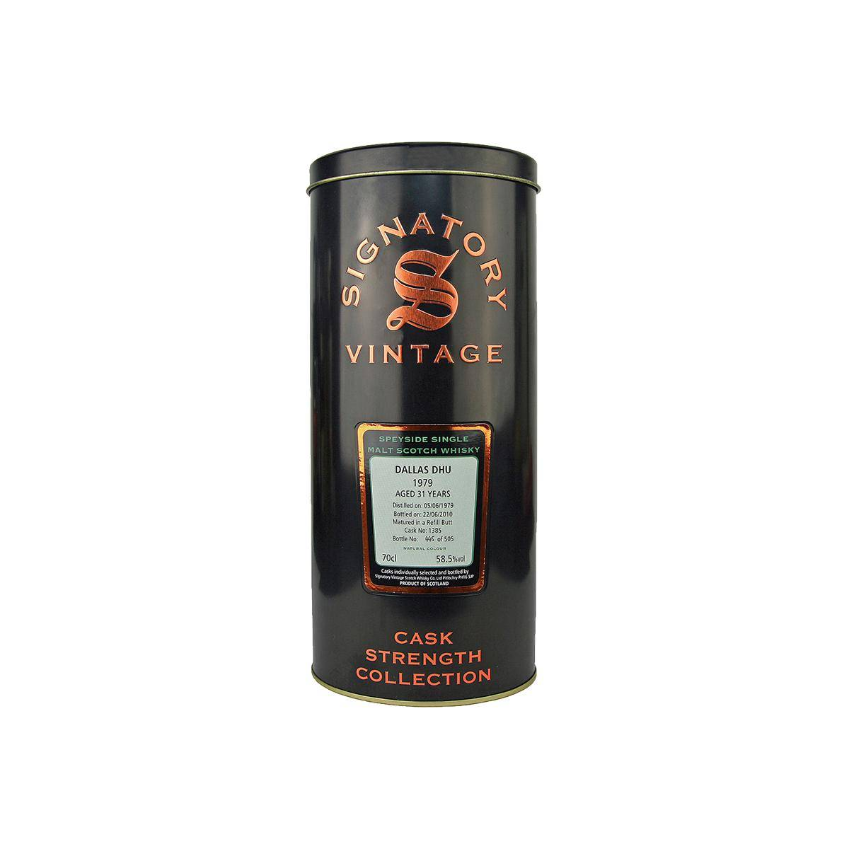 Dallas Dhu Cask Strength Collection 1979 31 Years Single Malt Whisky 3