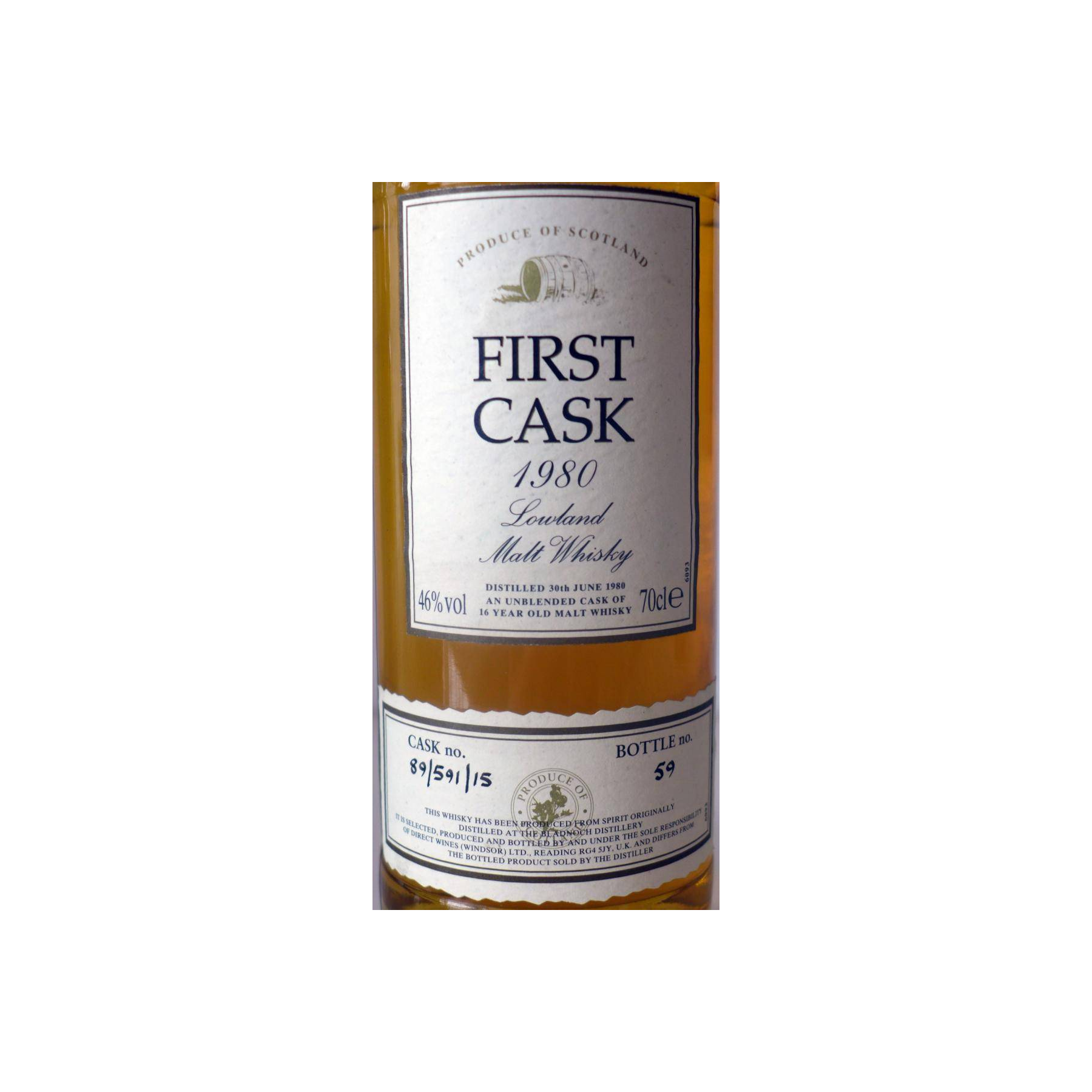 Bladnoch 1980 16 Years Single Malt Whisky 2