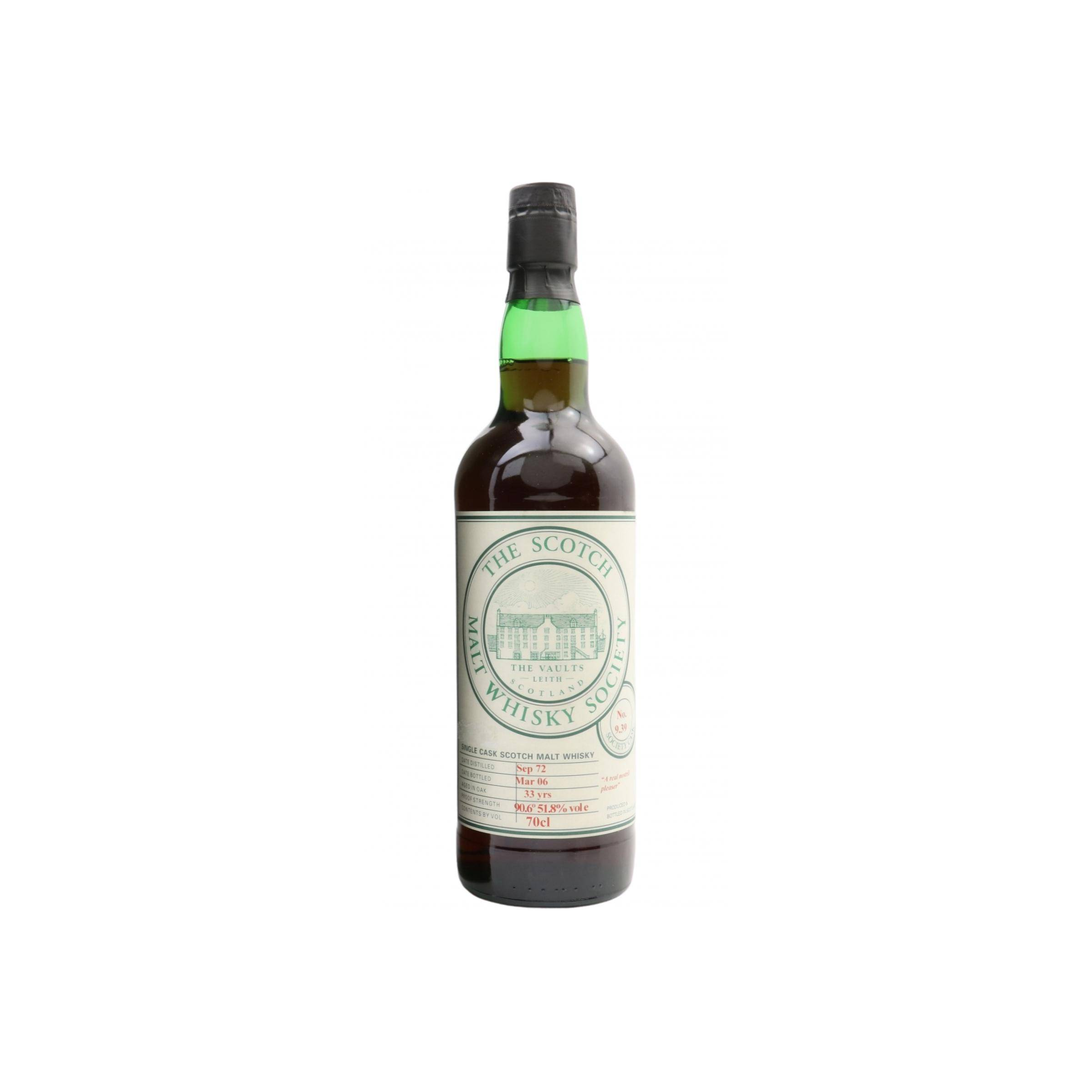 The Scotch Malt Whisky Society 1972 33 Years Single Malt Whisky