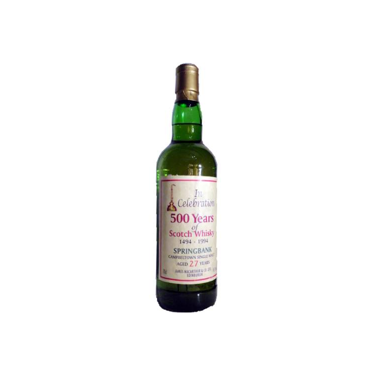 Springbank 27 Years Single Malt Whisky