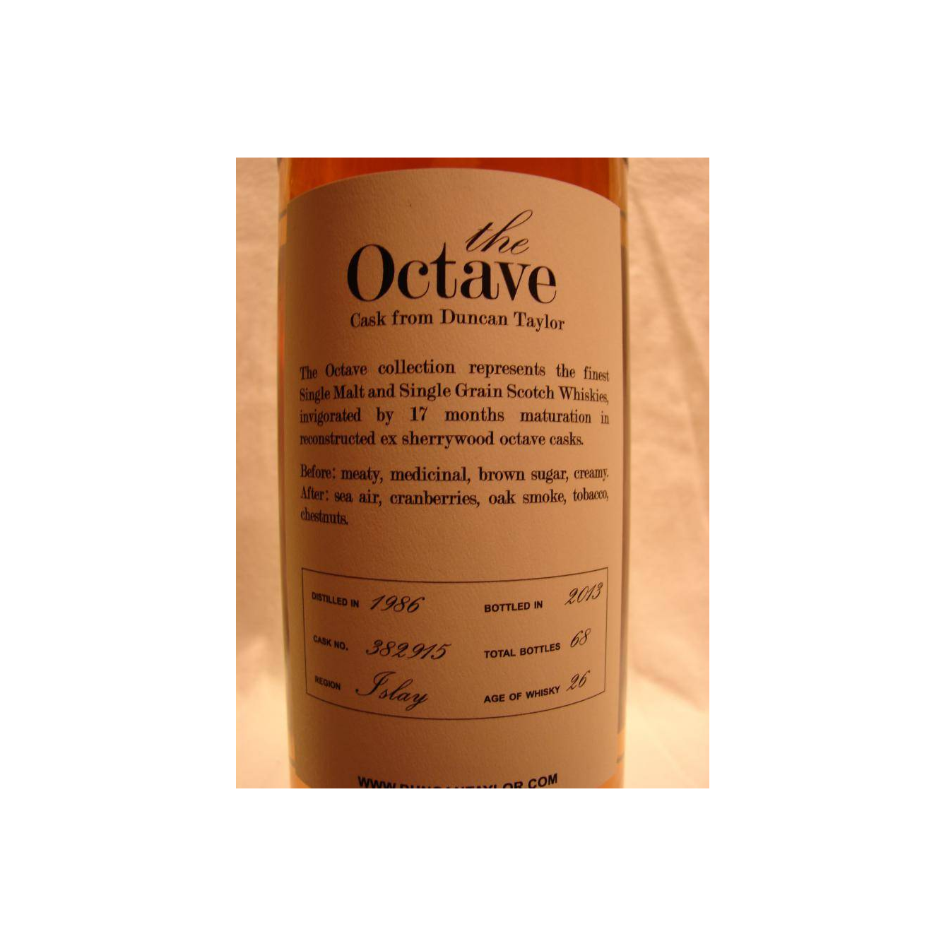 Bunnahabhain The Octave 1986 26 Years Single Malt Whisky 2