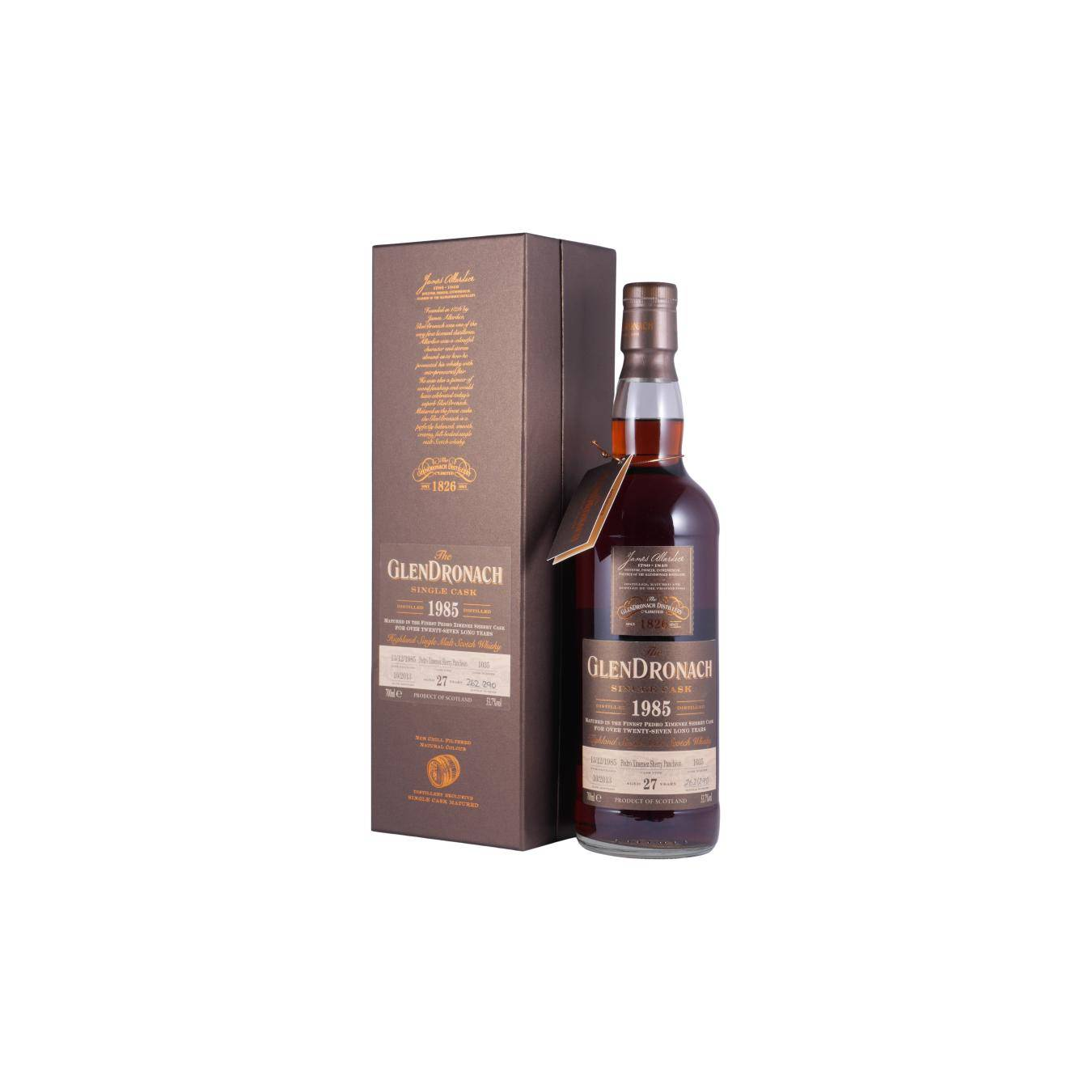 GlenDronach 1985 27 Years Single Malt Whisky 2