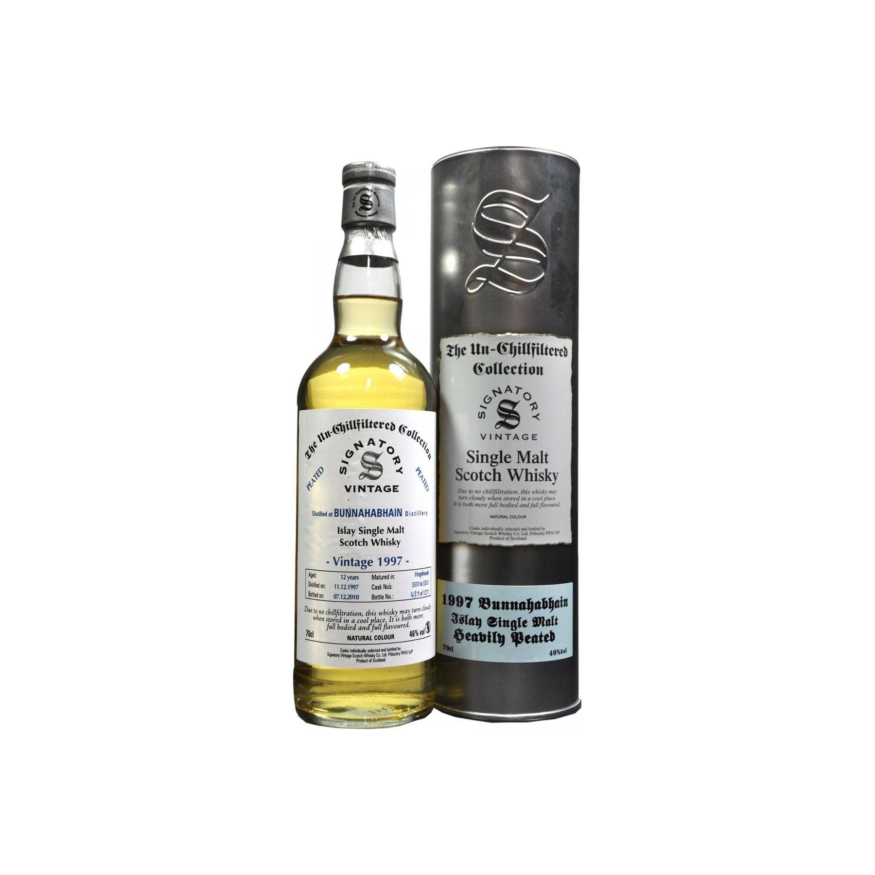 Bunnahabhain The Un-Chillfiltered Collection 1997 12 Years Single Malt Whisky 2