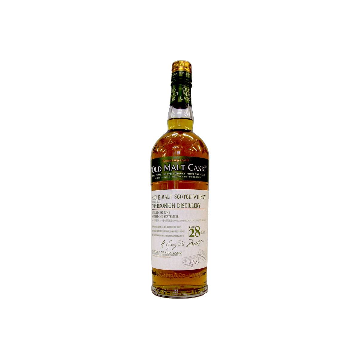 Caperdonich Old Malt Cask 1982 28 Years Single Malt Whisky
