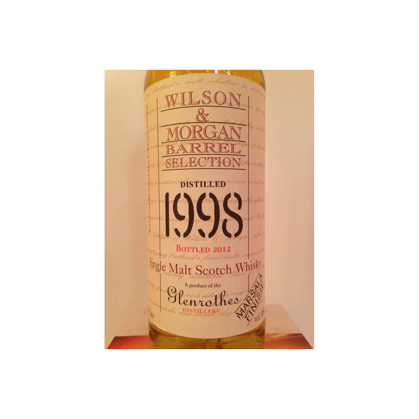 The Glenrothes Barrel Selection 1998 14 Years Single Malt Whisky 3