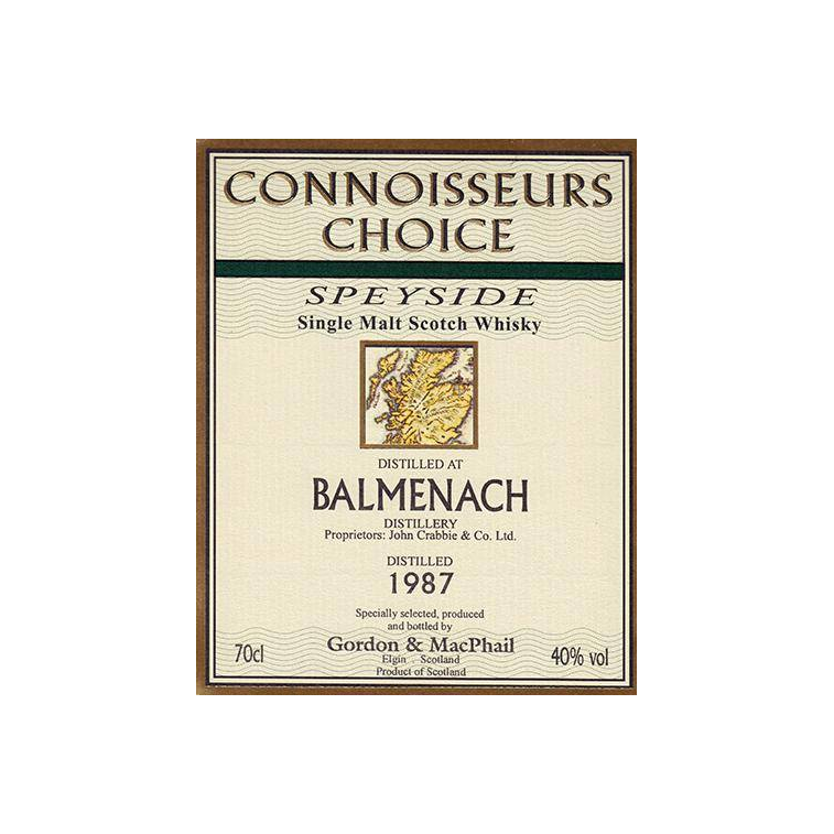 Balmenach Connoisseurs Choice 1987 10 Years Single Malt Whisky