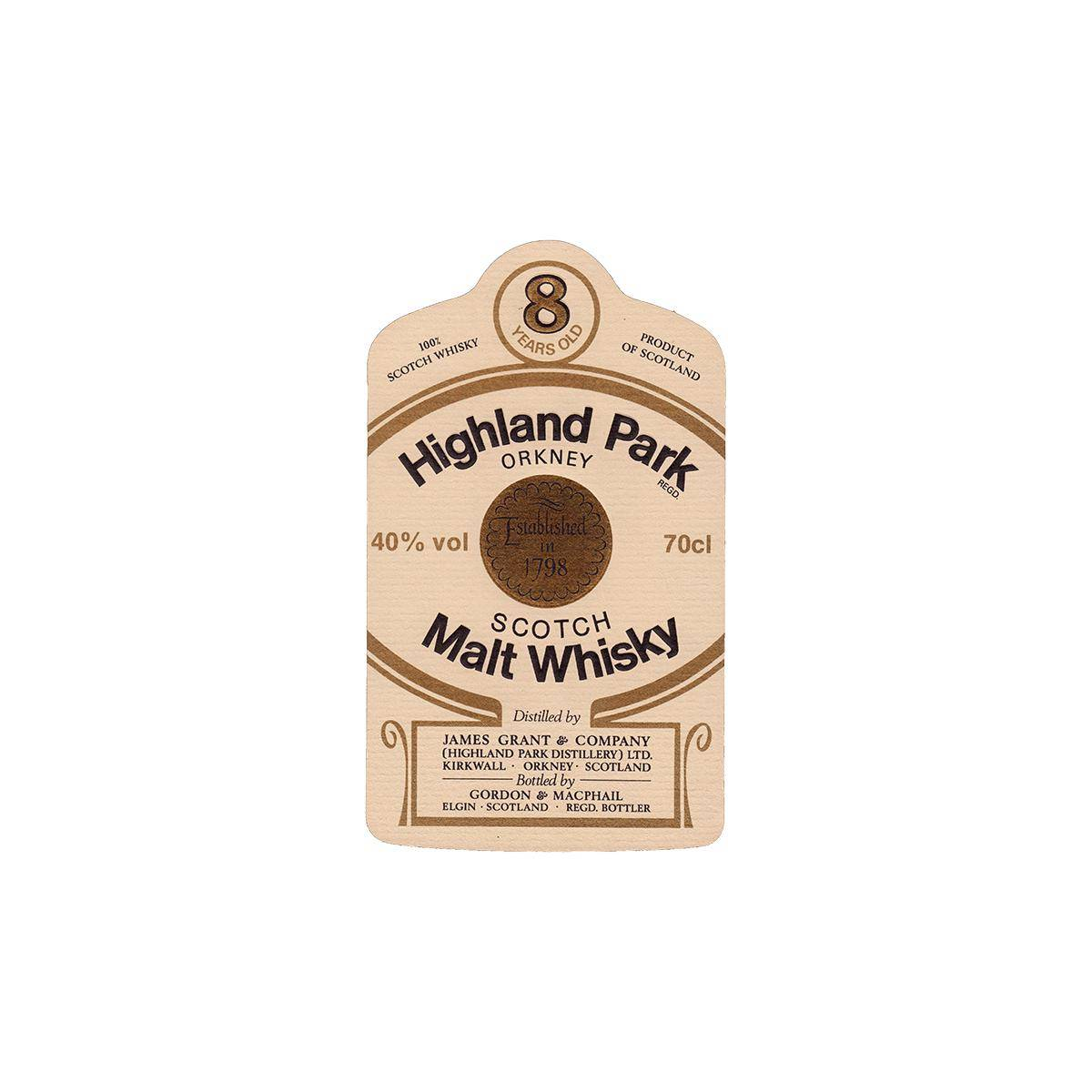 Highland Park 8 Years Single Malt Whisky