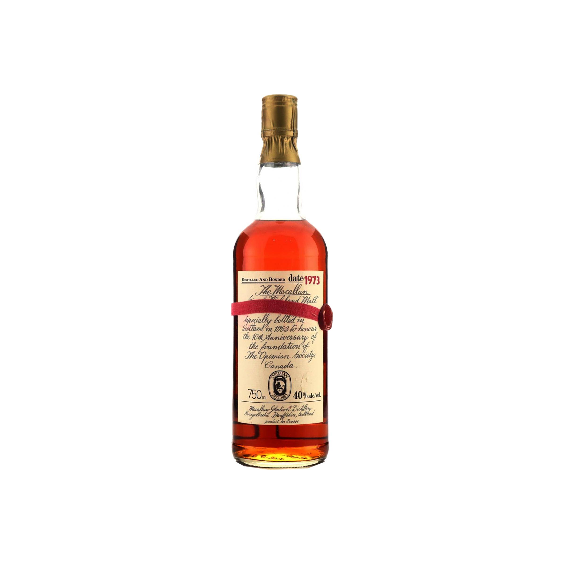 The Macallan 1973 10 Years Single Malt Whisky