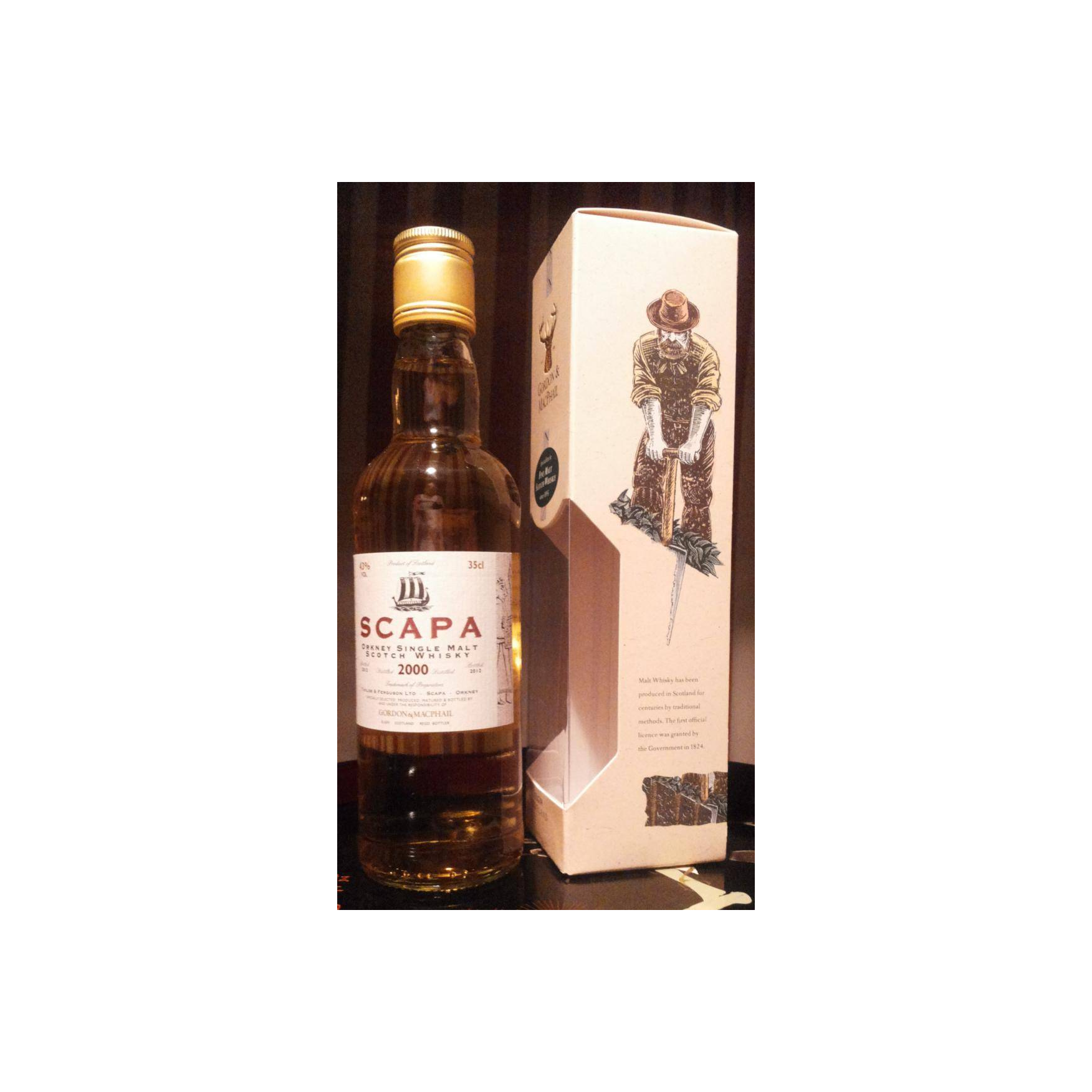 Scapa Licensed Bottling 2000 12 Years Single Malt Whisky 2