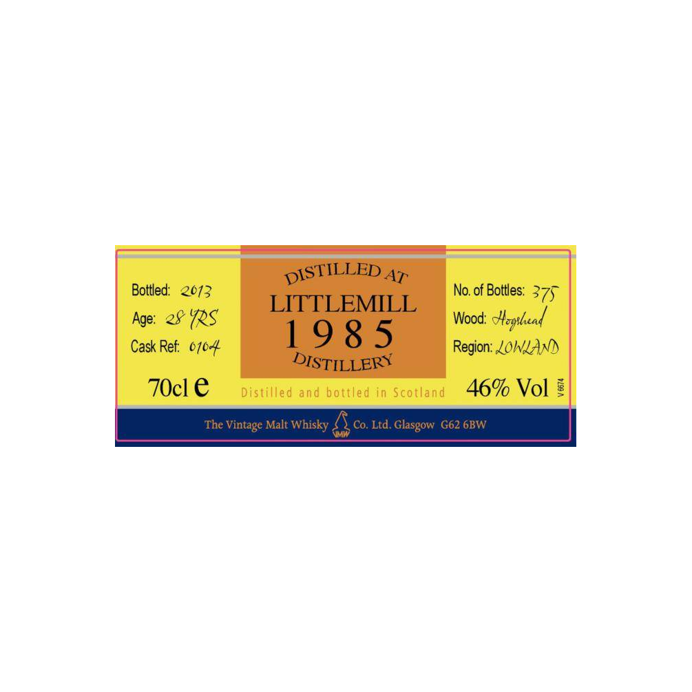 Littlemill The Cooper's Choice 1985 28 Years Single Malt Whisky 2