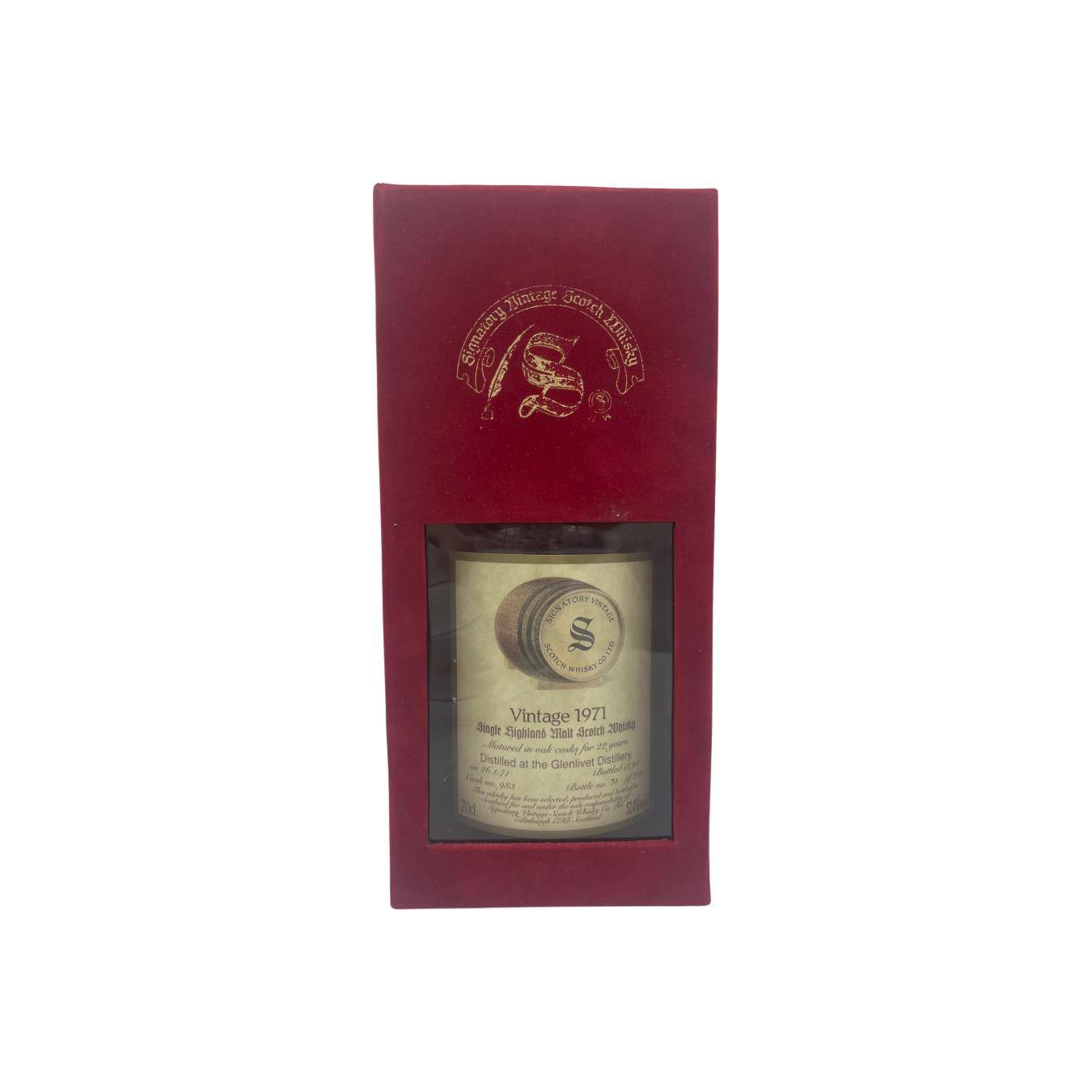 The Glenlivet Vintage Collection - Dumpy 1971 22 Years Single Malt Whisky 2